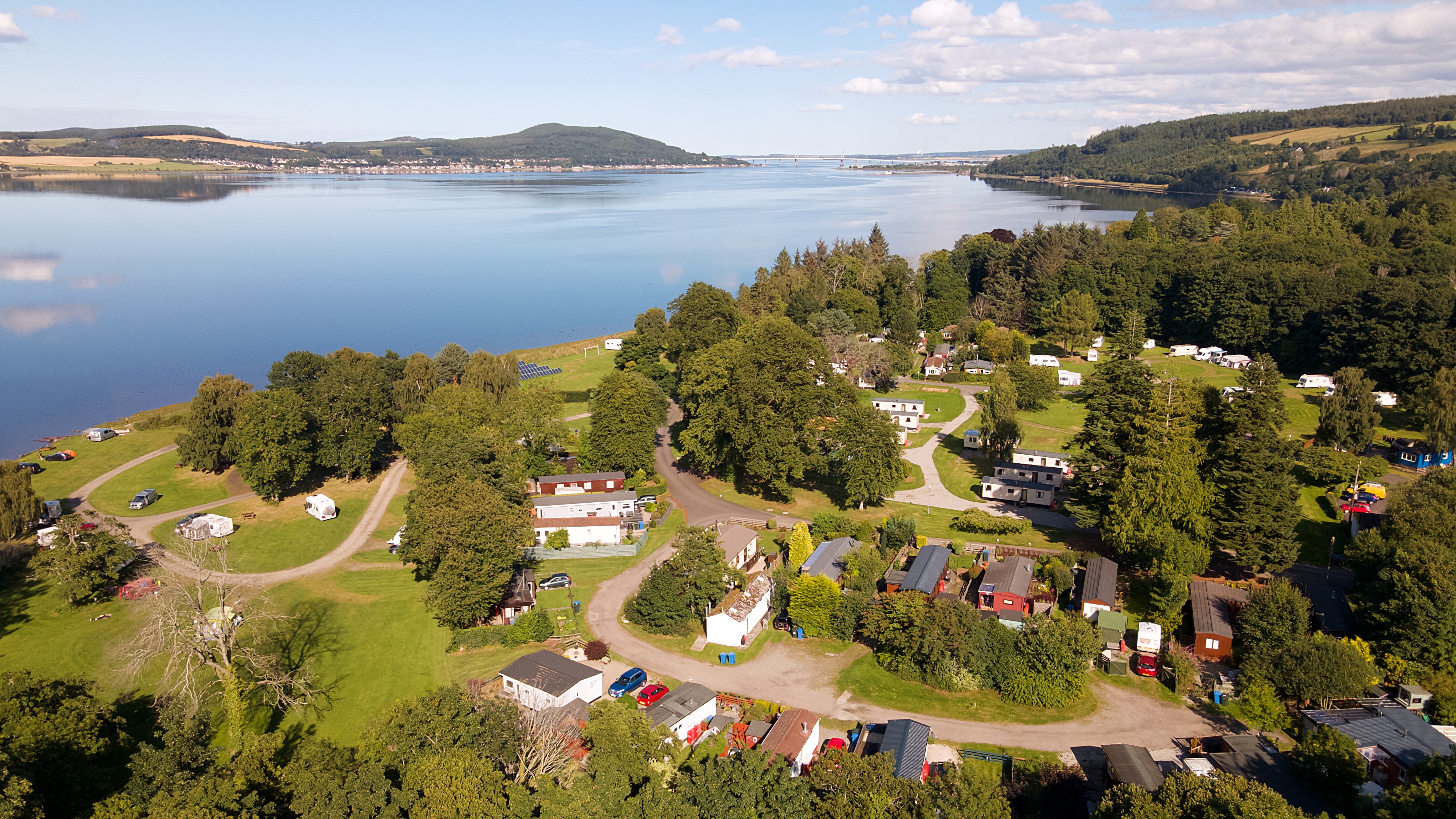 View over the site